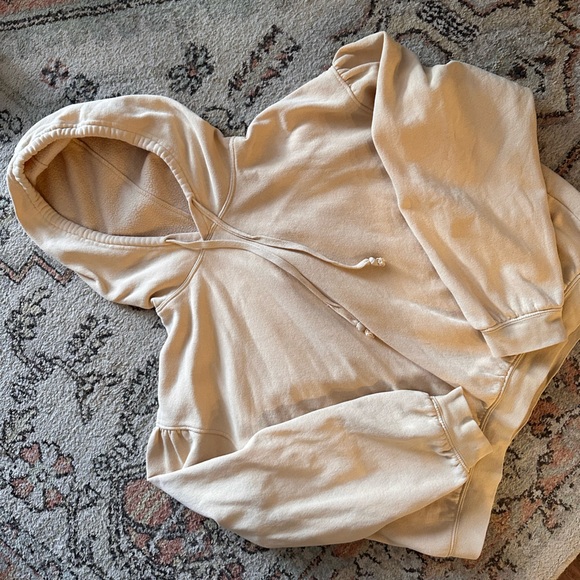 Urban outfitters cropped yellow hoodie - Picture 2 of 4